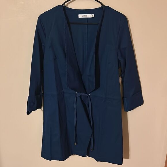Justfab drape front jacket with drawstring M nwt - Picture 3 of 8